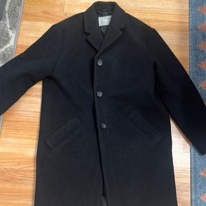 Charcoal wool coat